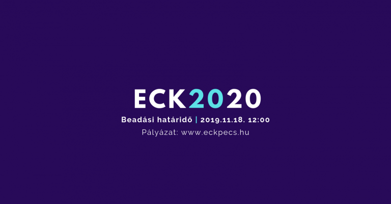 Novemberig lehet pályázni az ECK2020 programba